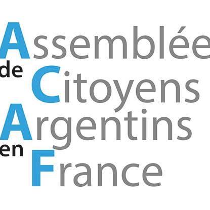 COMMUNIQUE DE PRESSE DE  L’ASSEMBLÉE DE CITOYENS ARGENTINS EN FRANCE (ACAF)