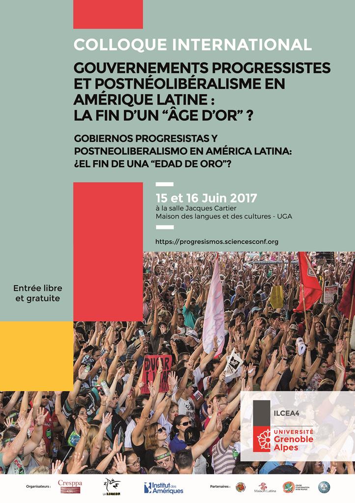 Colloque international: Gouvernements progressistes et postnéolibéralisme en Amérique latine: la fin d’un “âge d’or”?