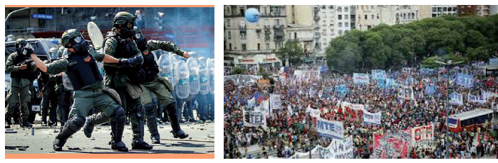 Communiqué : Répression inédite devant le Congrès à Buenos Aires