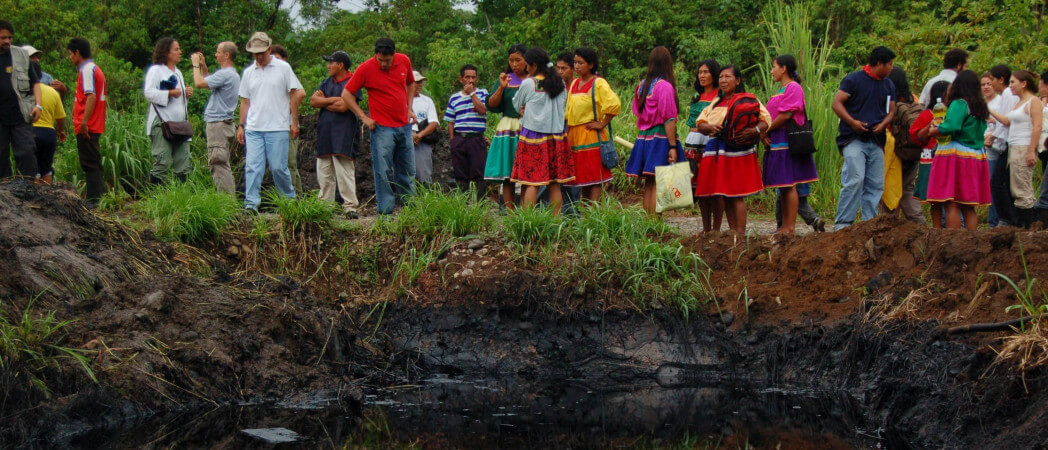 Le combat sans fin des victimes de l’or noir d’Amazonie (Éric Serres/L’Humanité)