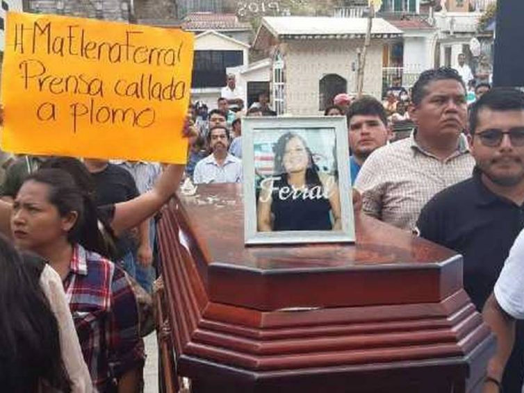 La journaliste mexicaine Maria Elena Ferral assassinée (Liliane Charrier / TV5 Monde)