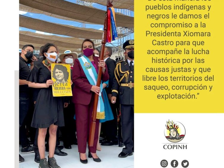 Xiomara Castro, présidente du Honduras (Ezequiel Sánchez / Página 12 / Traduction Venesol)