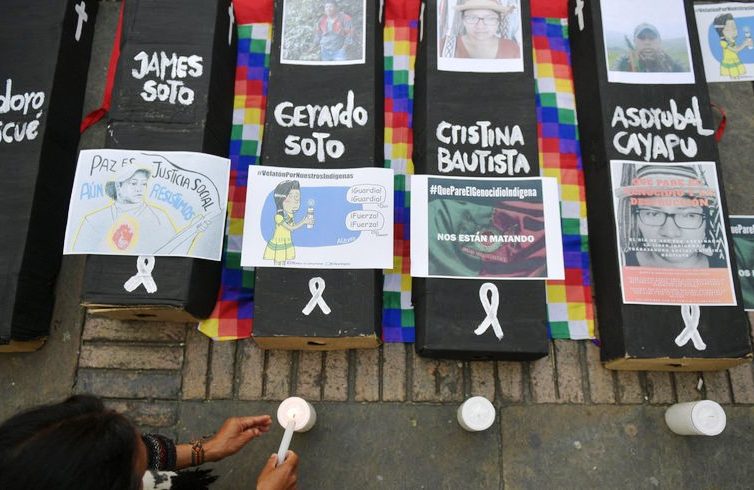 Colombie: 145 défenseurs des droits humains assassinés en 2021 / Un jeune écologiste indigène tué par balle / Un militant écologiste de 11 ans menacé de mort (Le Temps / Le Figaro / France Info)