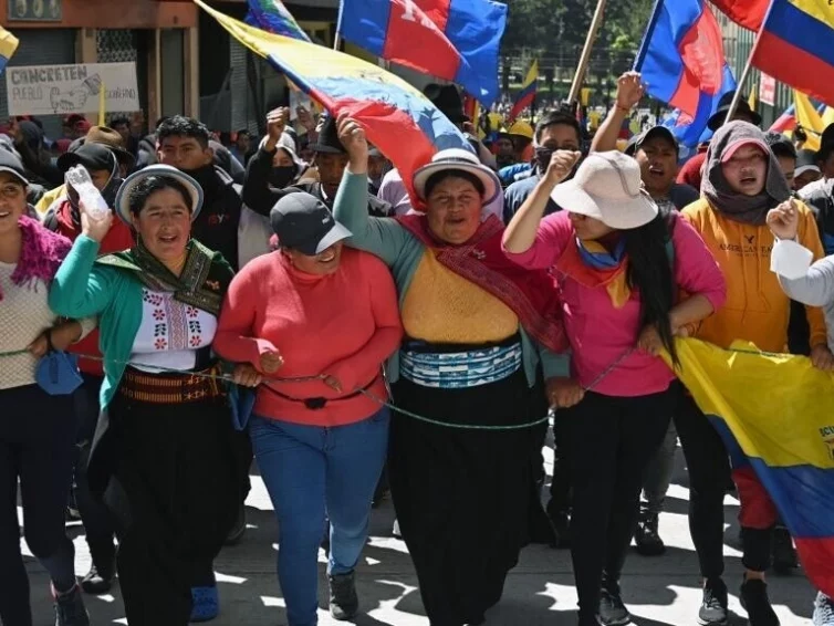 Équateur : dix-huit jours de mobilisations contre les mesures néolibérales du gouvernement de Guillermo Lasso (revue de presse actualisée / photos / vidéos)