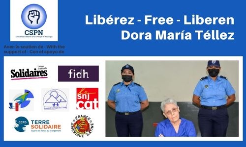 🇳🇮 Nicaragua : tribune et lettre ouverte pour la libération de Dora María Téllez (Le Monde / CSPN et autres associations)