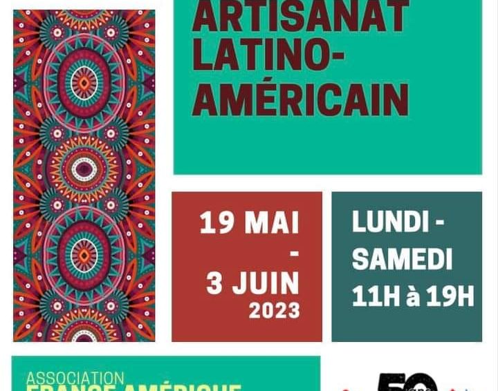 Vente solidaire d’artisanat latino-américain du 19 mai au 3 juin 2023