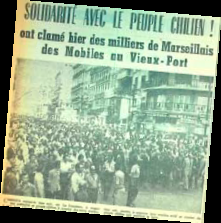 🇨🇱 Chili 50 ans du putsch contre Allende (Dossier spécial FAL Marseille et association Promemo / La Marseillaise)