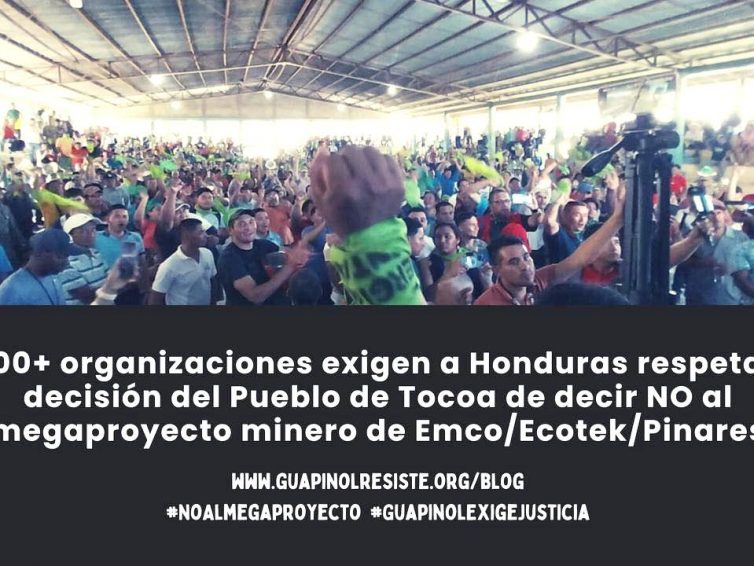 🇭🇳 Honduras. Non à la thermoélectrique à coke de pétrole et au mégaprojet minier d’Emco. (communiqué international)