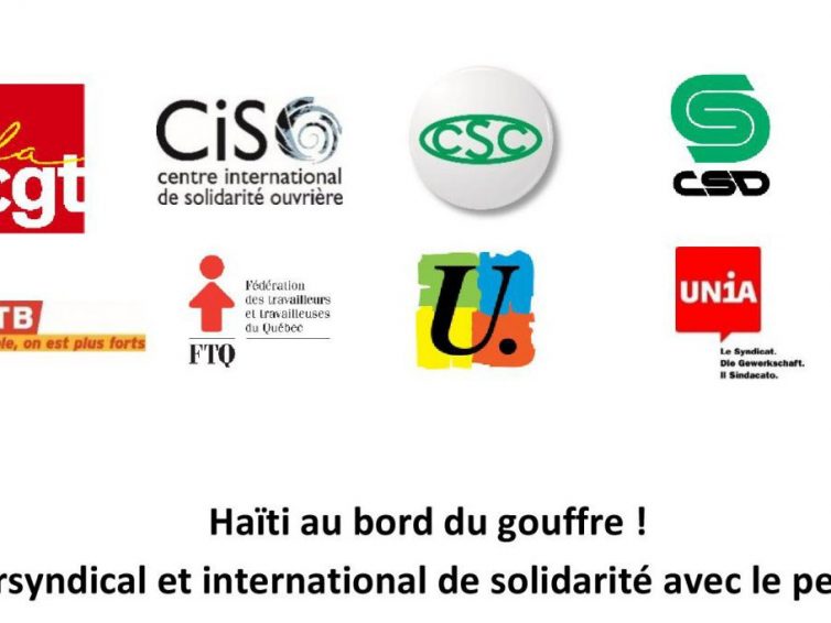 🇭🇹 Haïti au bord du gouffre. Appel intersyndical et international de solidarité avec le peuple haïtien.