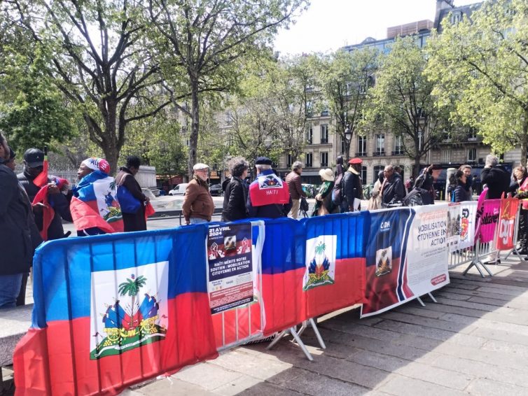 🇭🇹 Communiqué de presse suite au rassemblement de solidarité avec le peuple haïtien (21 avril 2024)