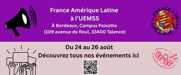 FAL à l’Université d’été des Mouvements sociaux et solidaires (Bordeaux 24 / 26 août 2025)