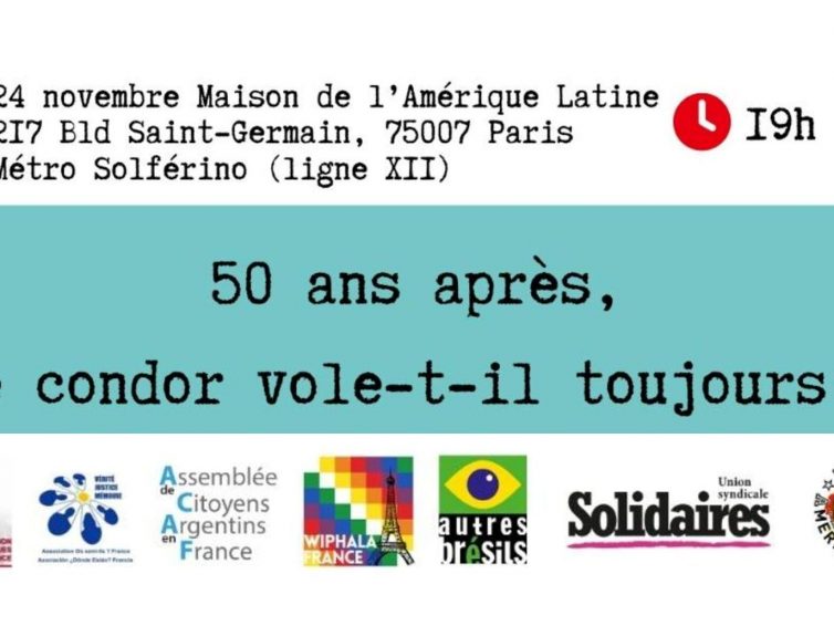Cinquante ans après, le Condor vole-t-il toujours ? Vidéo du colloque du 24 novembre 2025 à Paris