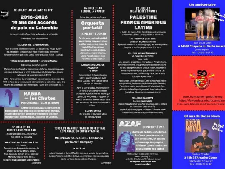 FAL au Festival d’Avignon 2026 : les spectacles que nous soutenons et que nous avons vus !