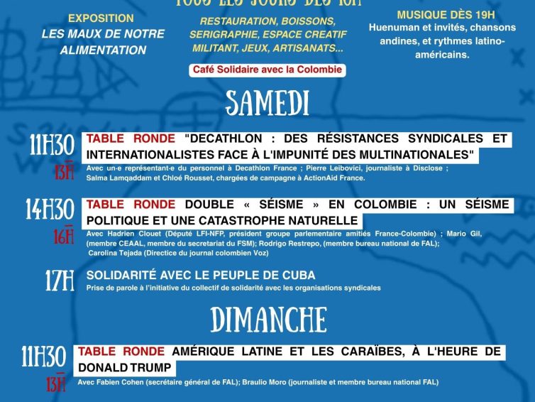 FAL à la fête de l&rsquo;Humanité 2026.